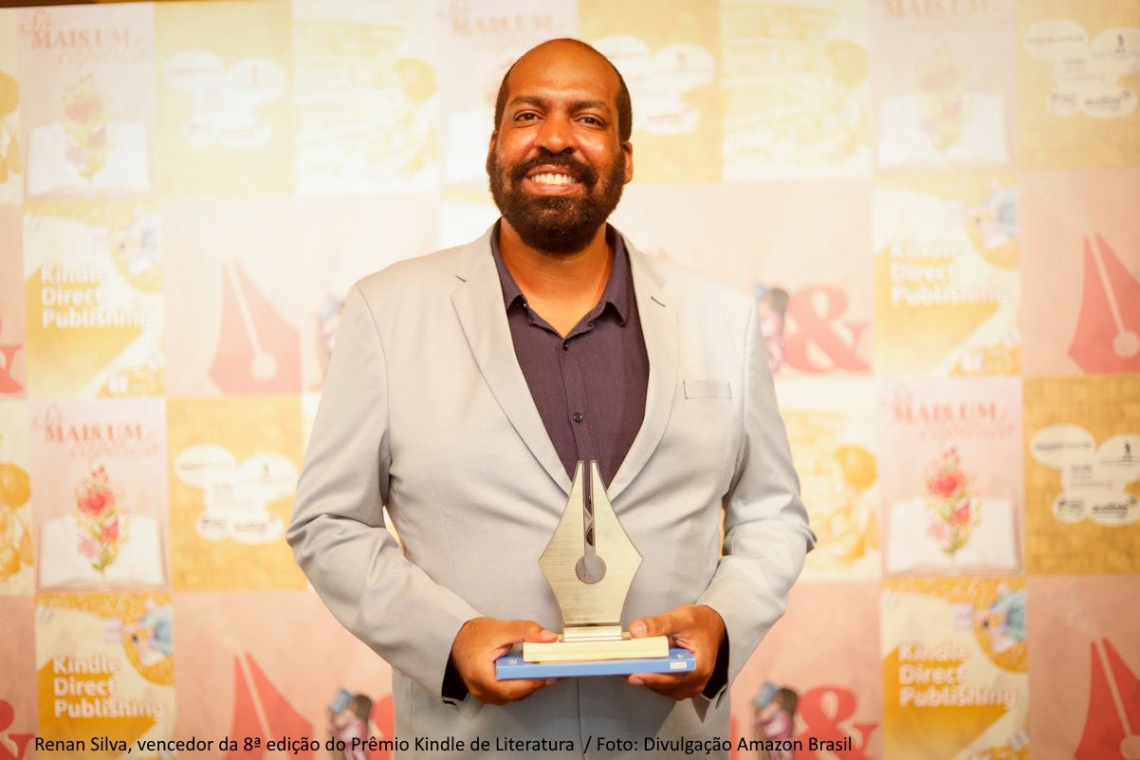 Renan Silva, vencedor da 8ª edição do Prêmio Kindle de Literatura / Foto: Divulgação Amazon