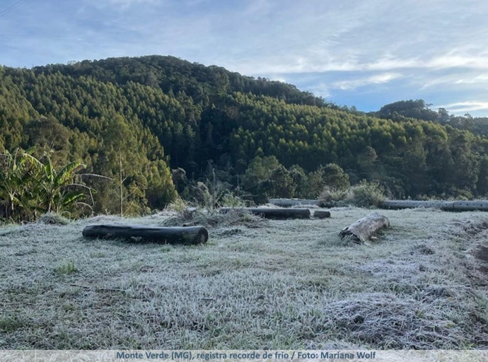 Após registrar recorde de frio, Monte Verde (MG) volta a ter temperatura negativa