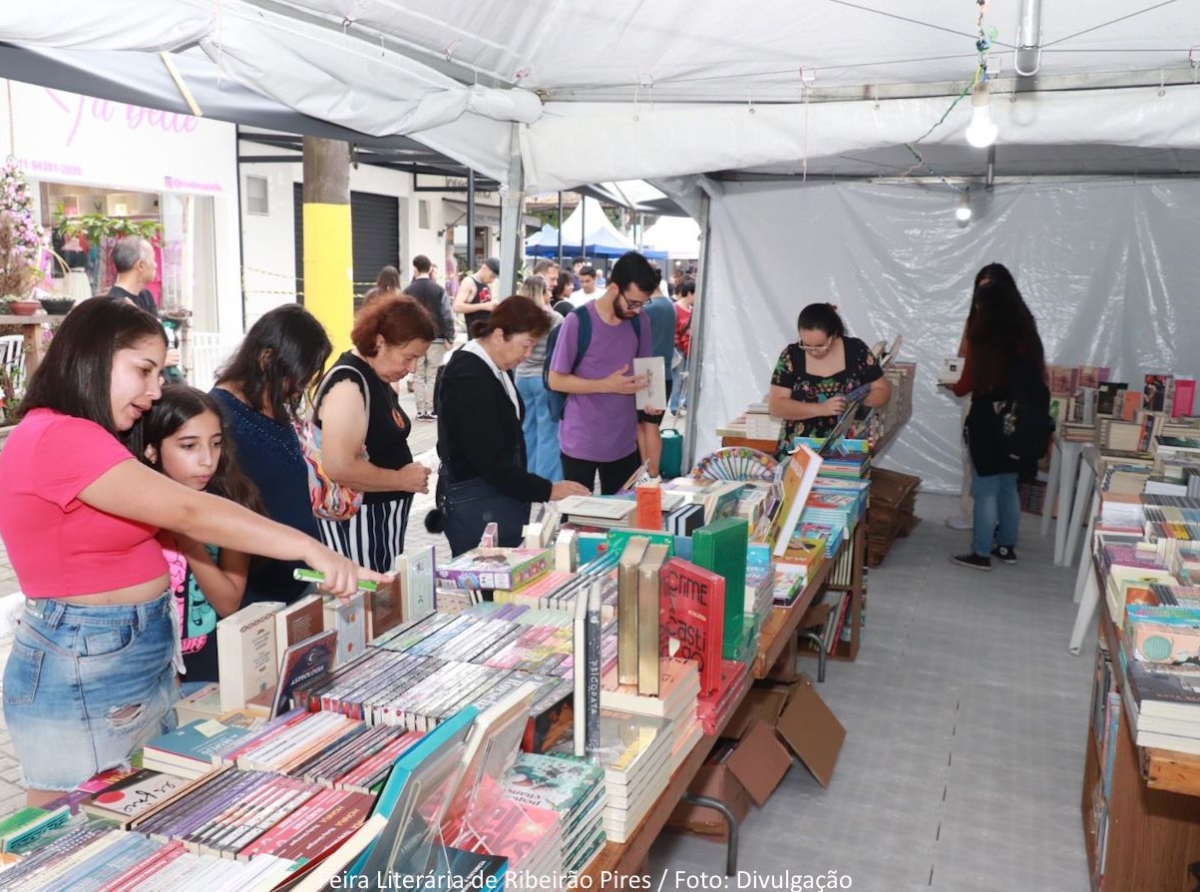 Feira Literária de Ribeirão Pires / Foto: Divulgação