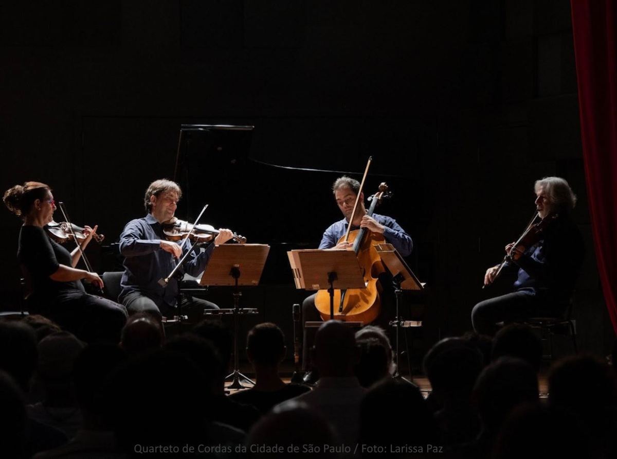 Quarteto de Cordas da Cidade de São Paulo / Foto: Larissa Paz