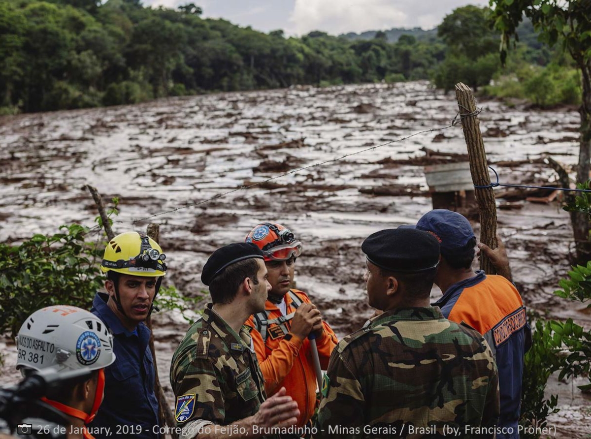 Córrego do Feijão, Brumadinho - Minas Gerais / Brasil -  26 de January, 2019 (by, Francisco Proner)