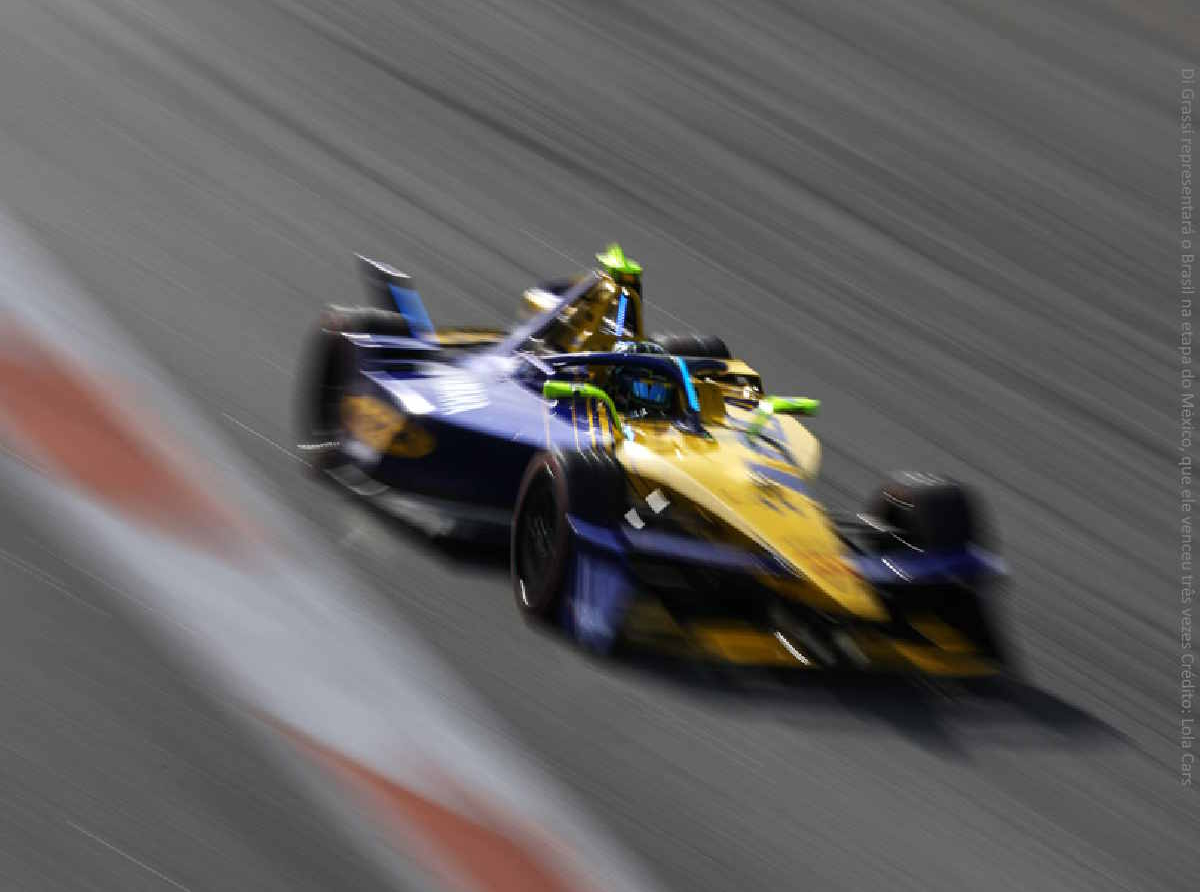 Di Grassi representará o Brasil na etapa do México, que ele venceu três vezes Crédito: Lola Cars
