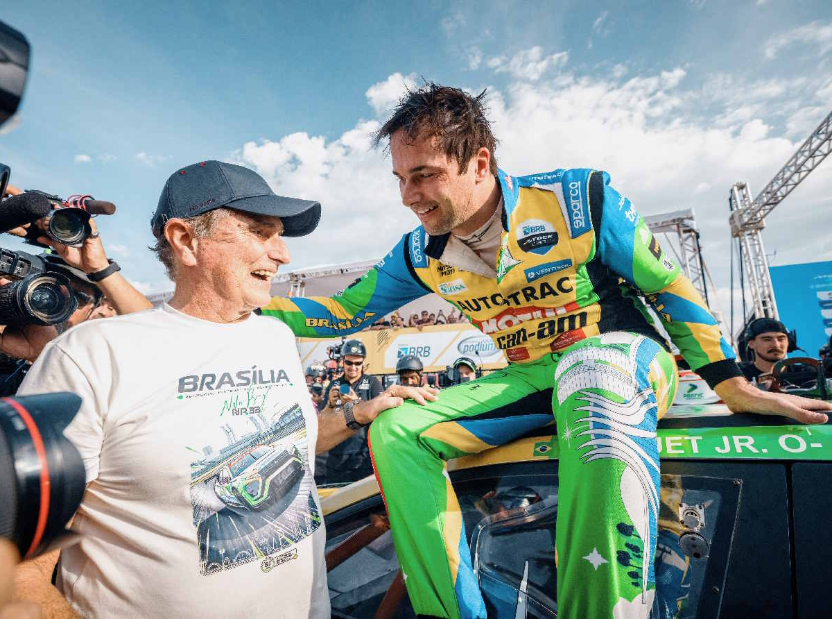 Nelson Piquet e Nelsinho / Foto: Marcelo Machado