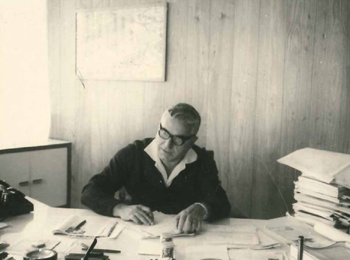 Salvador Arena na Termomecânica, 1975 - SBC / Foto: Acervo Fundação Salvador Arena